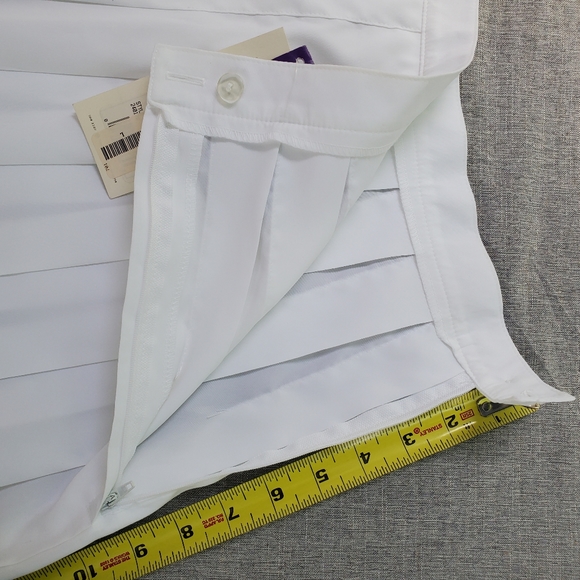 Vintage NWT Nike White Pleated Tennis Skirt Size Medium - Picture 7 of 10